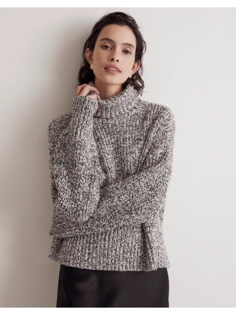 Madewell Wide Rib Turtleneck Sweater